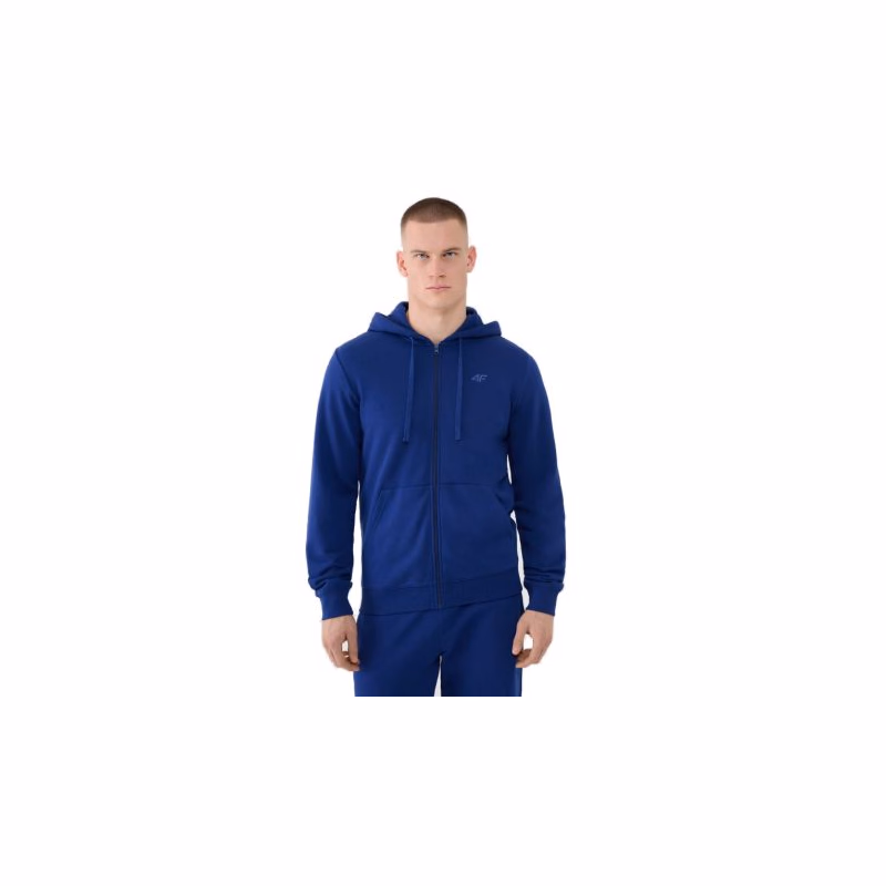 Pánska mikina so zipsom 4F SWEATSHIRT-WMM00TSWSM1768-031S-NAVY