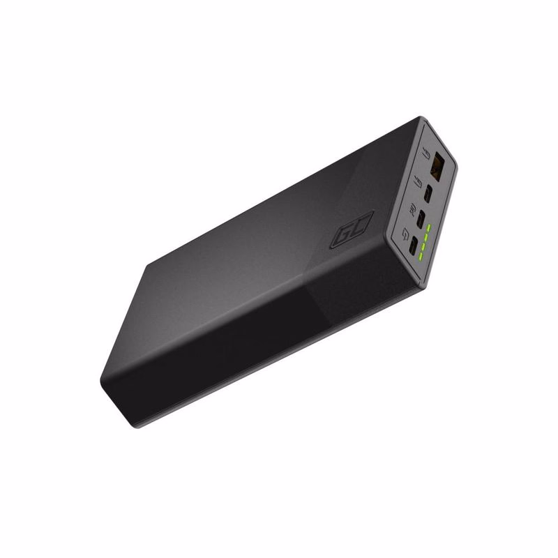 Green Cell GC PowerPlay 20S Power Bank 20000mAh 22.5W PD USB C with Fast Charging Portable Phone Charger for iPhone 15 14 13 12