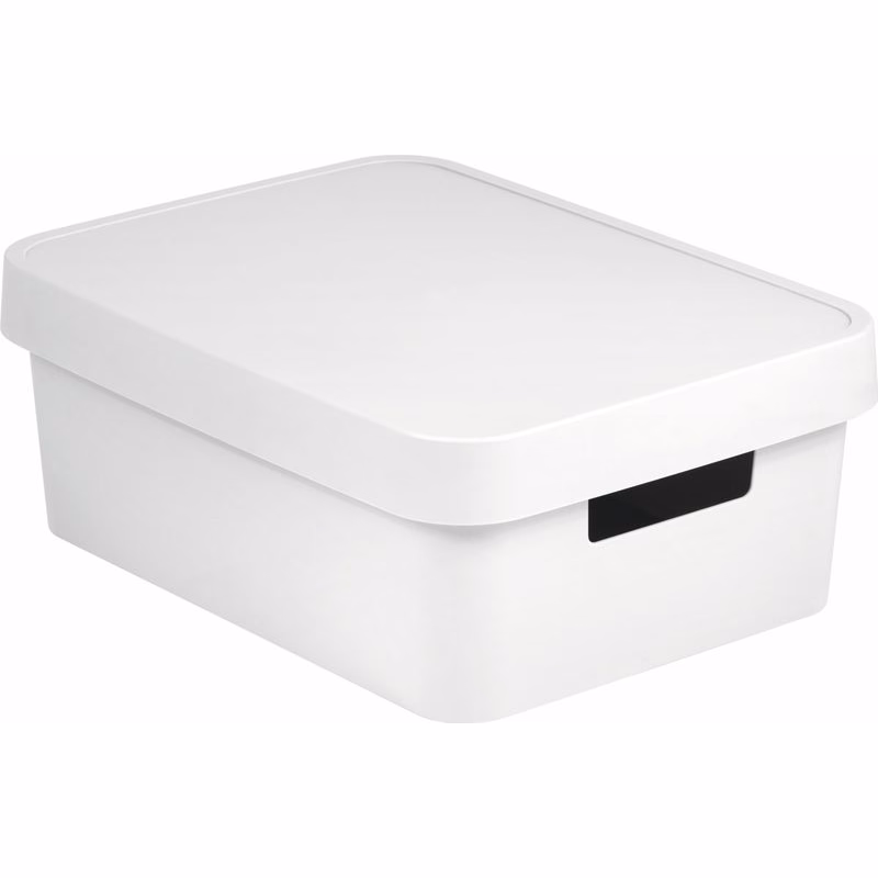 CURVER Úložný box INFINITY 11l s vekom | biela