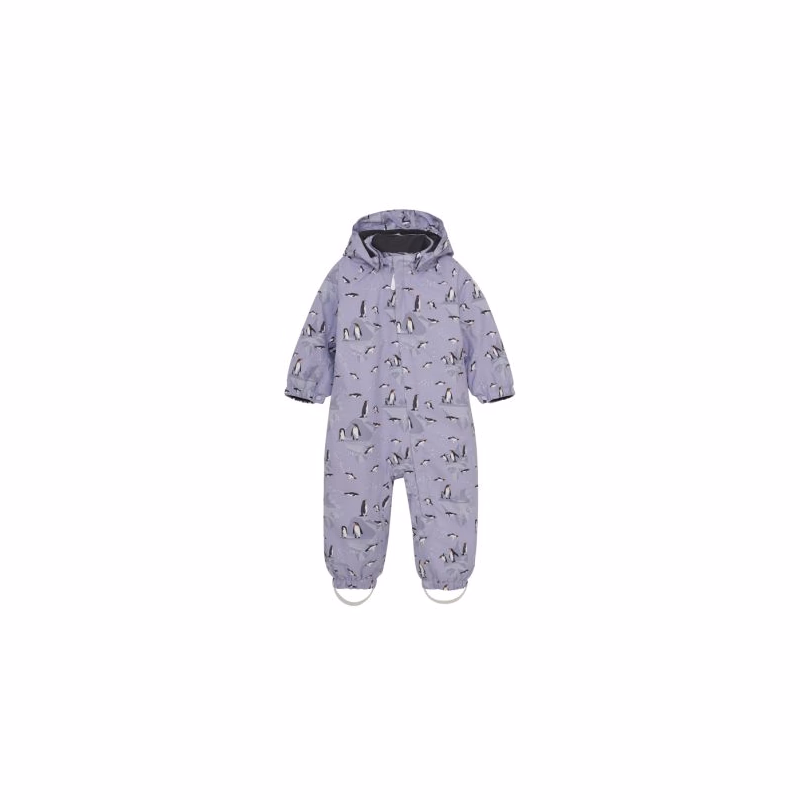 Dievčenský zimný overal COLOR KIDS Coverall - AOP-741593.6053-Languid Lavender