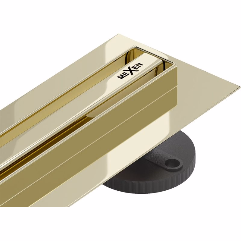 MEXEN - Flat 360° Slim podlahový žľab 150, zlatá 1541150