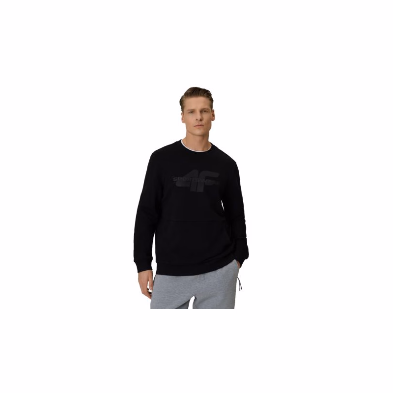 Pánska mikina 4F SWEATSHIRT M2237-20S-DEEP BLACK