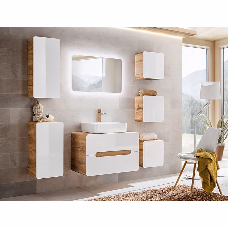 ArtCom Kúpeľňový komplet ARUBA White 80/3