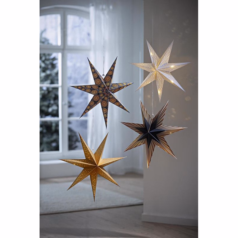 LED hviezda Ethno Shine, 60 cm