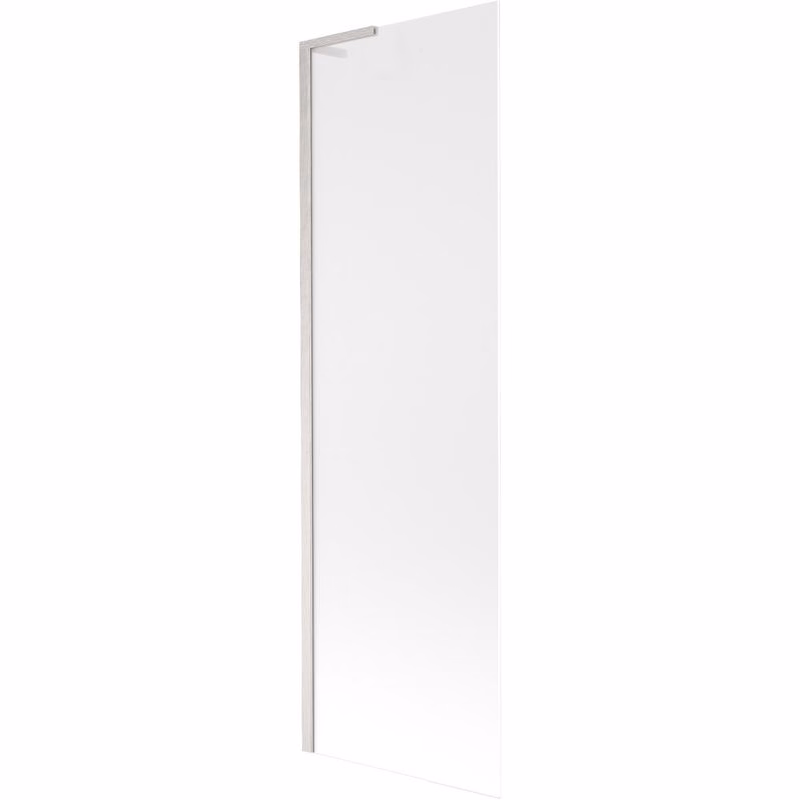 MEXEN/S - Next L vaňová zástena FIX 60 x 150, dekor, nikel kartáčovaná 895-060-000-03-30-97