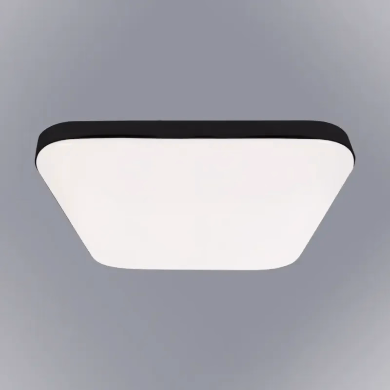Stropné prisadené svietidlo Reno Black EK77865 25W KW PL1