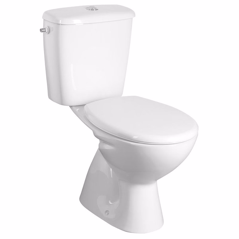 AQUALINE - MIGUEL WC kombi misa, dvojtlačidlo, spodný odpad, biela LC2258