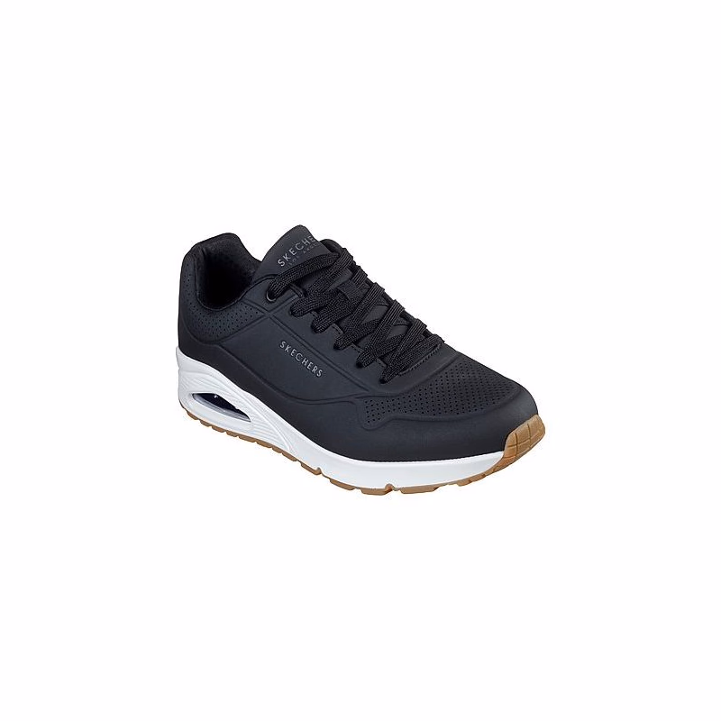 Pánska rekreačná obuv SKECHERS Uno Stand On Air M black white