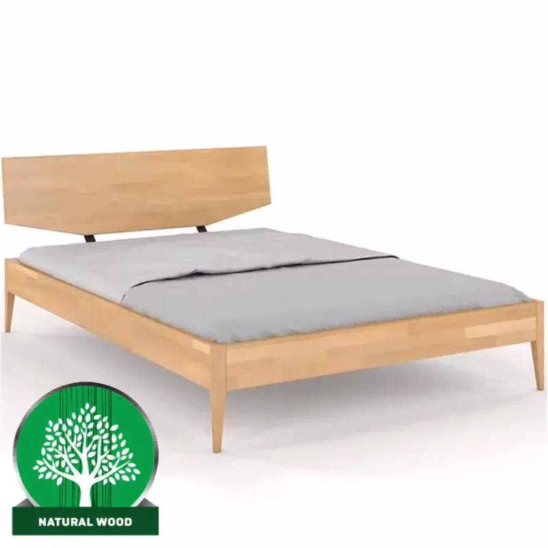 Posteľ drevené Buk Skandica Sund/120x200/prírodná