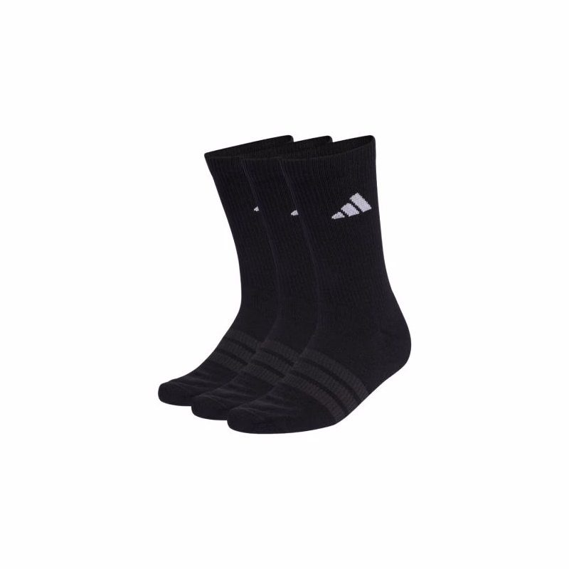 Ponožky ADIDAS 3PACK-C ESS CRW 3P BLACK BLACK WHITE