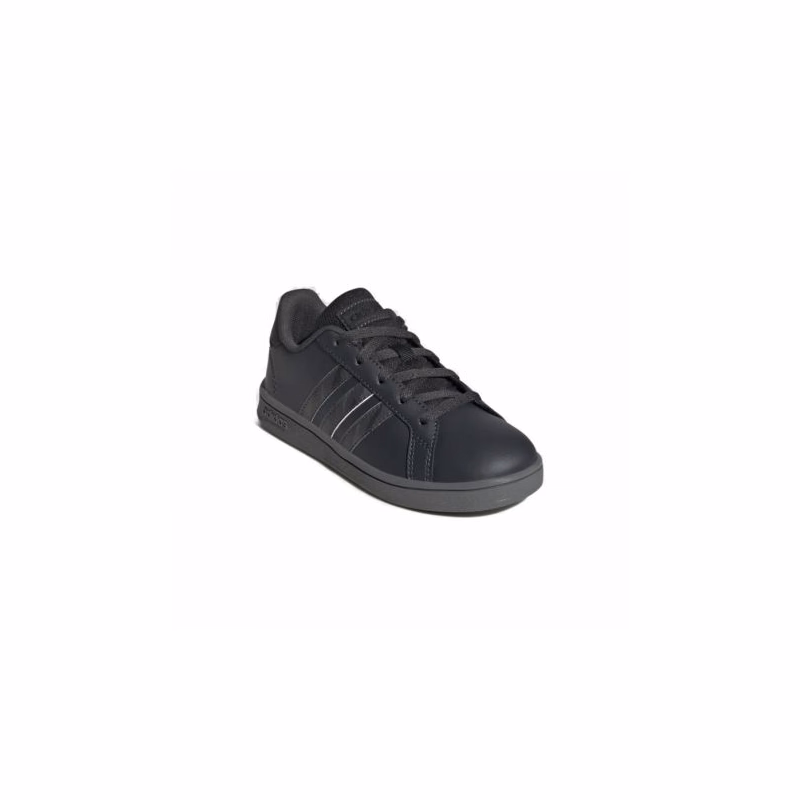 Juniorská rekreačná obuv ADIDAS Grand Court Camouflage carbon grey four core black