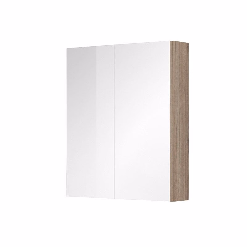 Mereo Aira, Ponte kúpeľňová galerka 60 cm, zrkadlová skrinka, dub Kronberg CN716GD