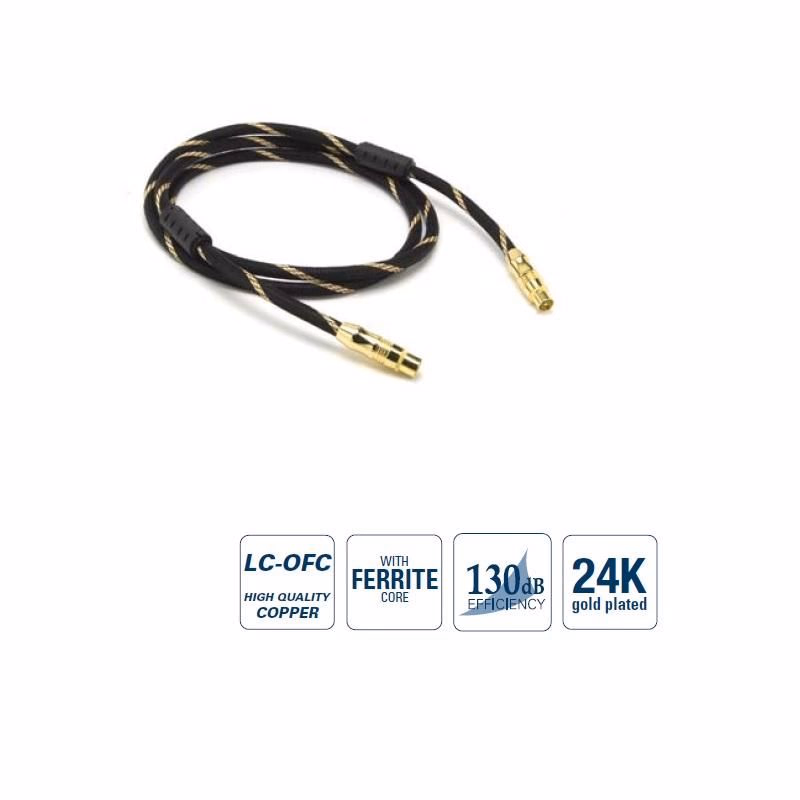 G&BL Anténny kábel, feritové jadro, 2,50 m