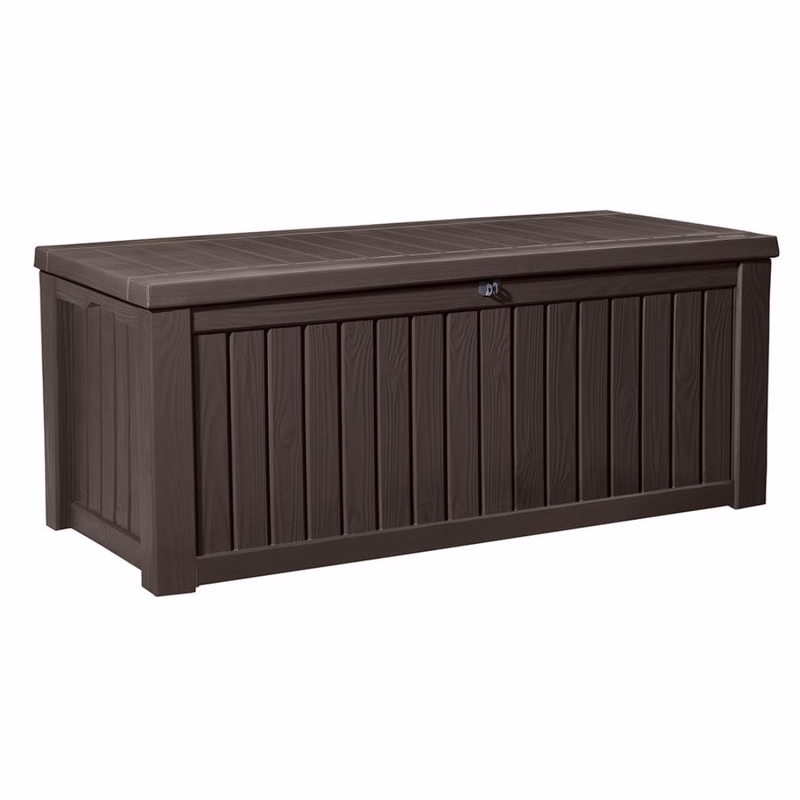 KETER Úložný box WOODROCK 570L | hnedá