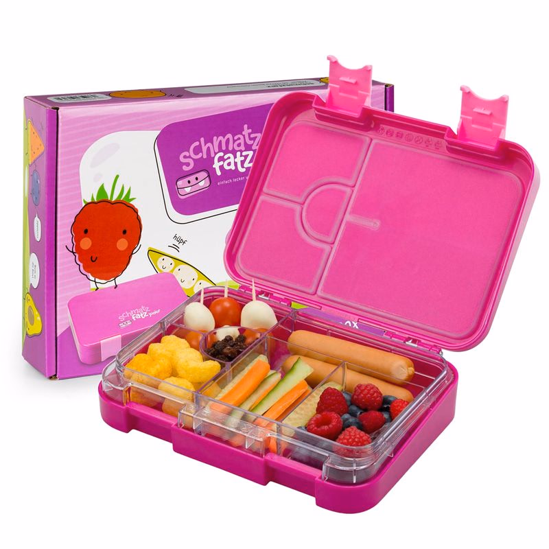 Klarstein Schmatzfatz junior, desiatový box, 6 priehradiek, 21,3 × 15 × 4,5 cm