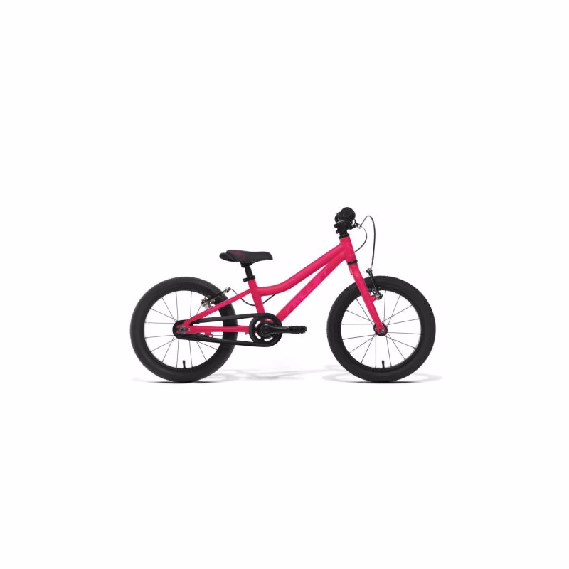 Dievčenský horský bicykel AMULET 16 Mini SuperLite, dark pink metalic pink shiny
