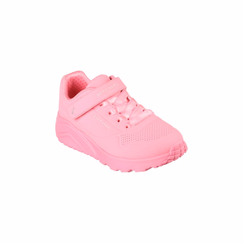 Dievčenská rekreačná obuv SKECHERS Uno Lite K neon pink