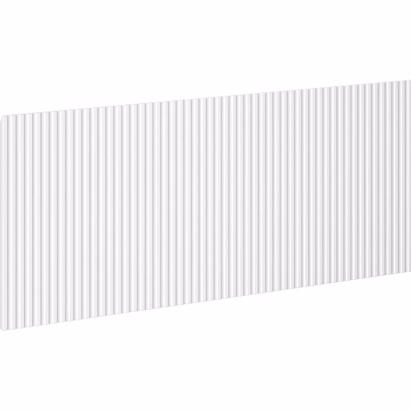 MEXEN - Rivel čelo pre kúpeľňovú skrinku reliéf 120 x 43,5, biela mat 91A20-1200-470-1-01
