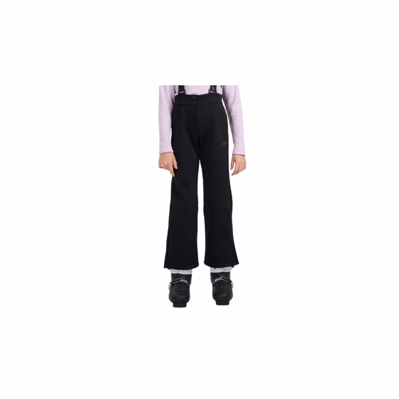 Dievčenské lyžiarske softshellové nohavice 4F JUNIOR TROUSERS 4FJRAW25TFTRF1263-20S