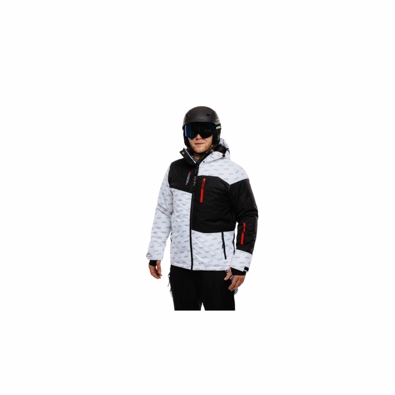 Pánska lyžiarska bunda AUTHORITY SJ-PYJAMAS white