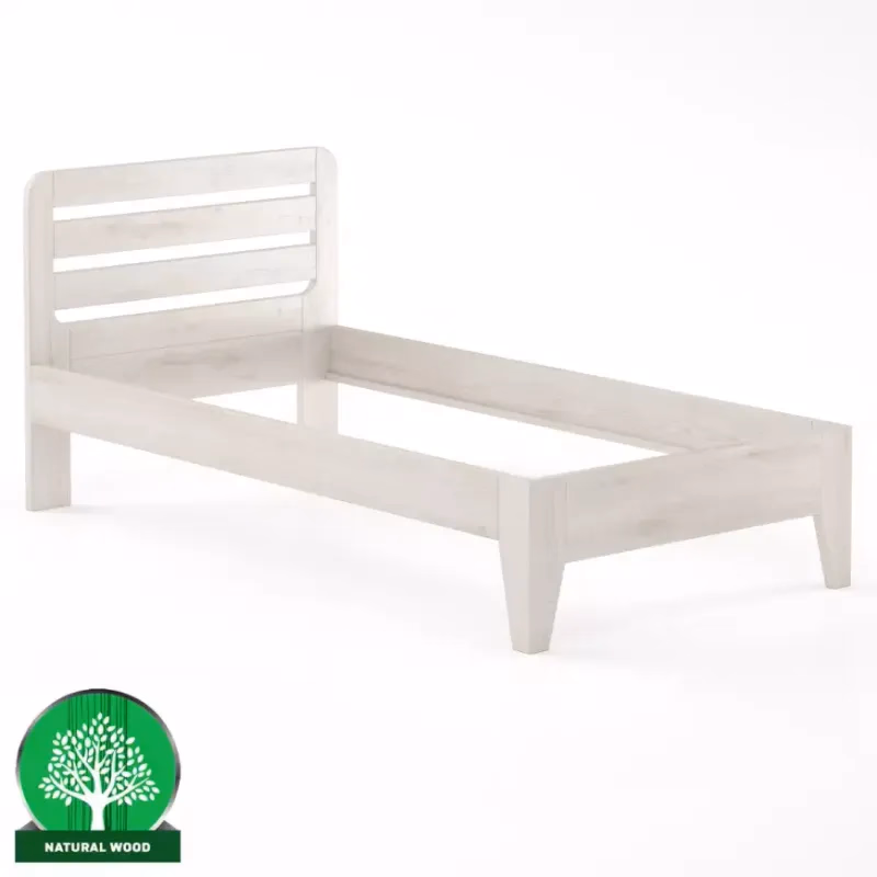 Posteľ buková LK189–100x200 bielený