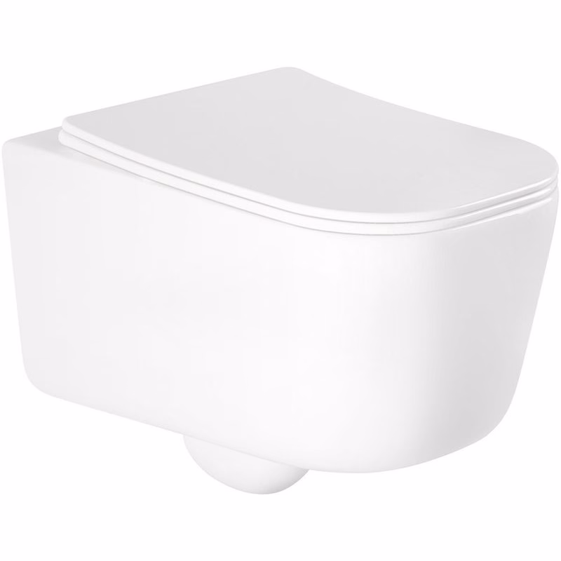 MEXEN/S - Stella Závesná WC misa vrátane sedátka s slow-slim, duroplast, biela 30680900