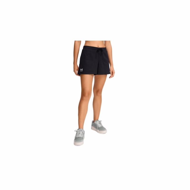 Dámske teplákové kraťasy UNDER ARMOUR UA Rival Terry Short-BLK