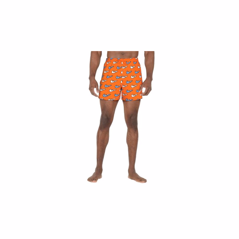 Pánske plavky NIKE SWIM MULTI PRINT-ORANGE BLAZE