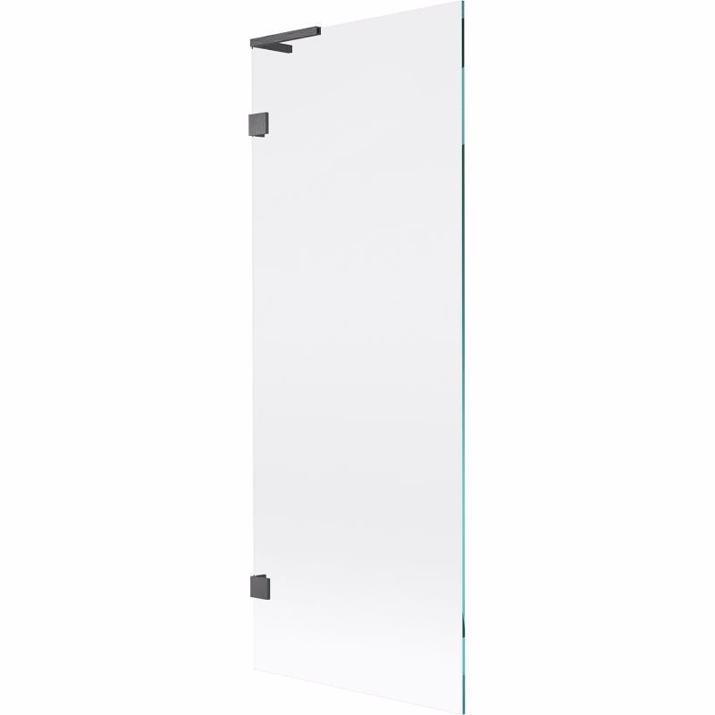 MEXEN/S - Lunar L vaňová zástena FIX 70 x 150, transparent, grafit kartáčovaná 897L-070-000-66-00