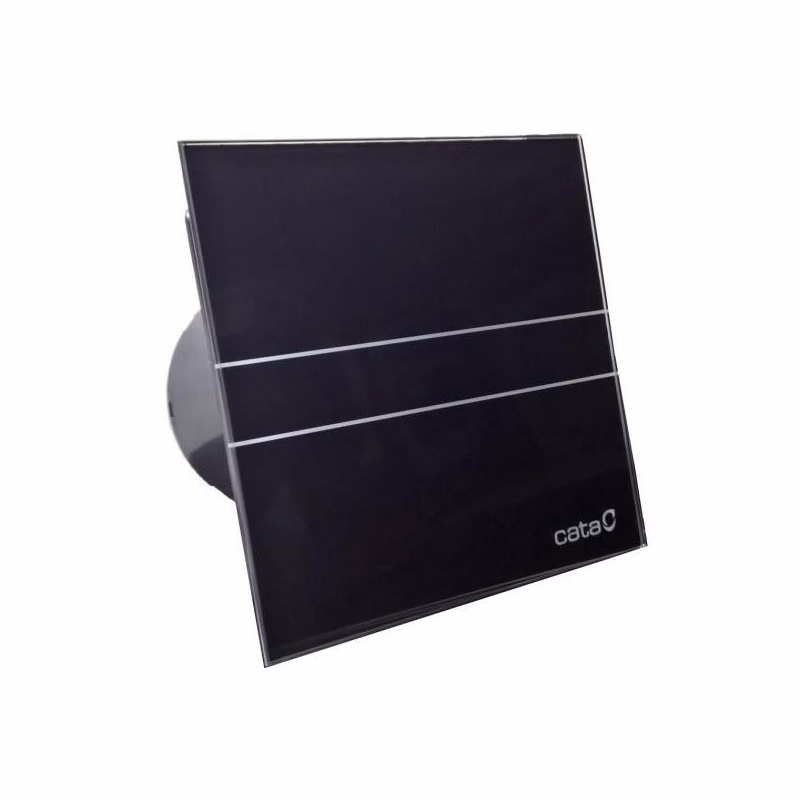HOPA - Axiálne ventilátory na stenu či do stropu E100 GBT, s časovačom, sklo čierne CATA00900502