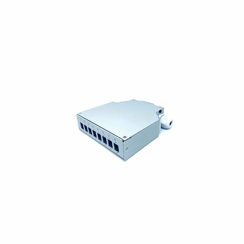 Optický box 8C na DIN lištu 8xSC Simplex