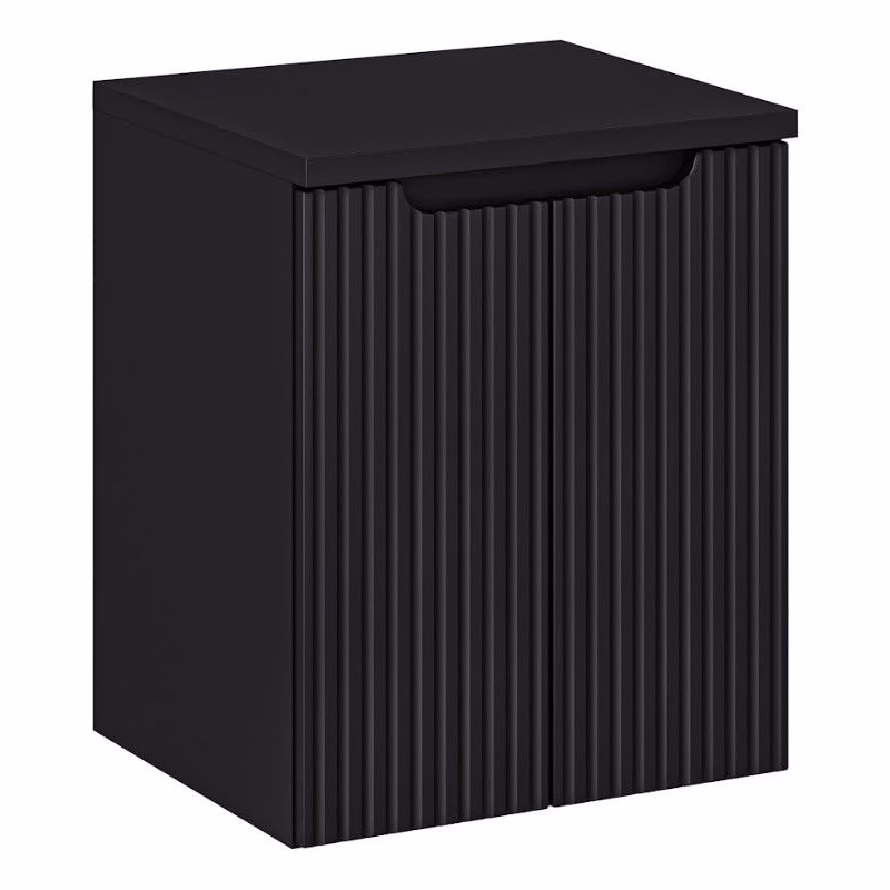 ArtCom Kúpeľňová skrinka s doskou NOVA Black D50/4 | 50 cm