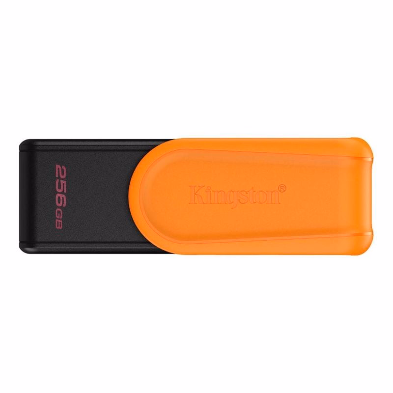 Kingston Flash Disk 256GB USB3.2 Gen 1 DataTraveler Exodia S (Black + Orange)