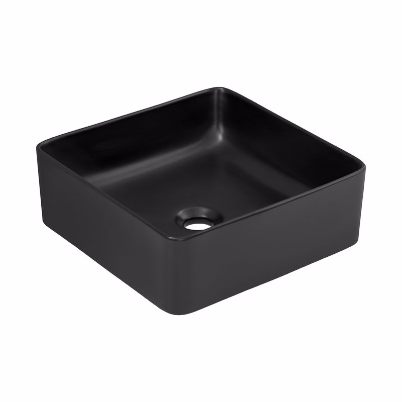 ArtCom Keramické umývadlo UM-6276 SLIM 40 | čierny mat 40 cm