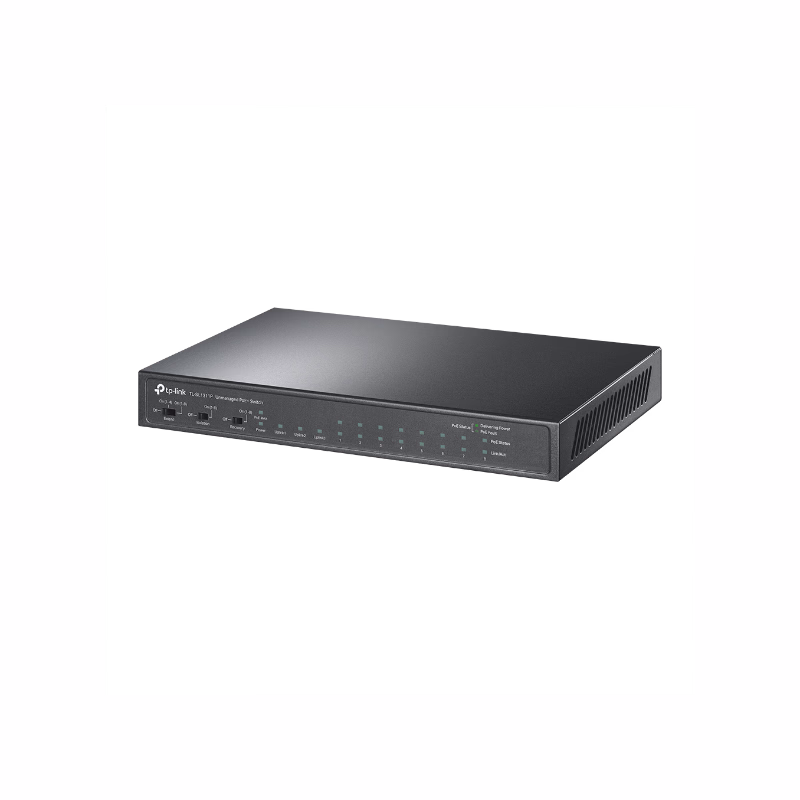 TP-Link Switch TL-SL1311P 8x LAN/PoE+, 2x GLAN, 1x SFP, 65W