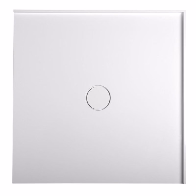 POLYSAN - MIRAI sprchová vanička z liateho mramoru štvorec 90x90x1,8cm, biela 73165
