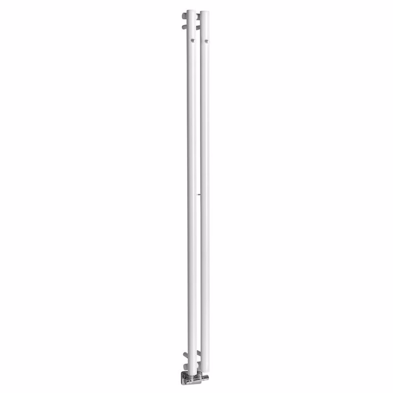 SAPHO - PILON vykurovacie teleso 122x1800, so 2 háčikmi, bielá mat IZ125T