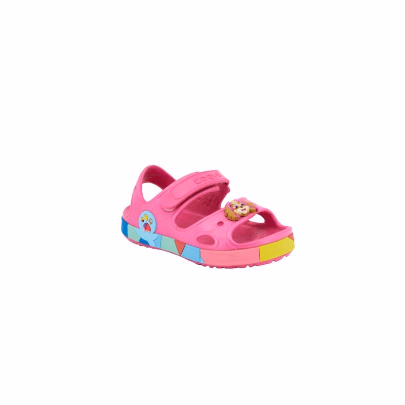 Dievčenské sandále COQUI Yogi Paw Patrol + Amulet K light fuchsia