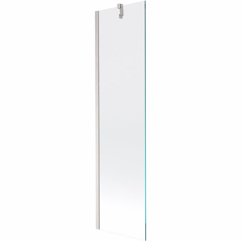 MEXEN/S - Next vaňová zástena FIX 50 x 150, transparent, nikel kefovaná 895-050-000-00-00-97