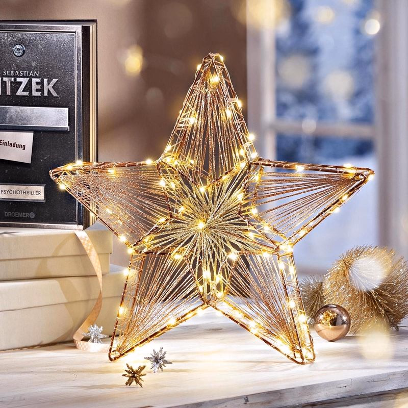LED dekorácia hviezd Alruba