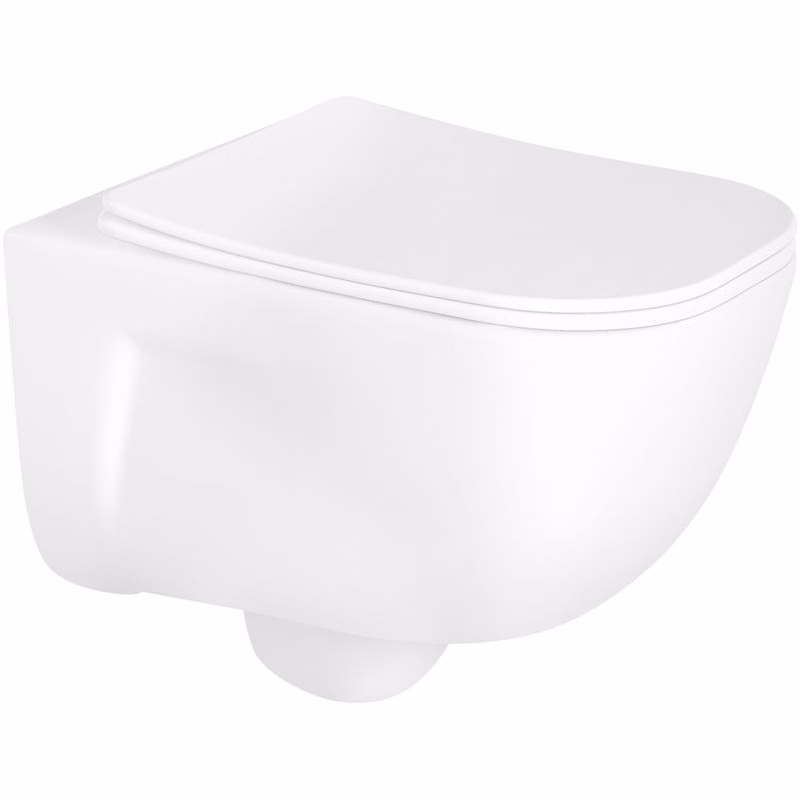 MEXEN/S - MARGO závesná WC misa vrátane sedátka s slow-slim, duroplast, biela 30420900