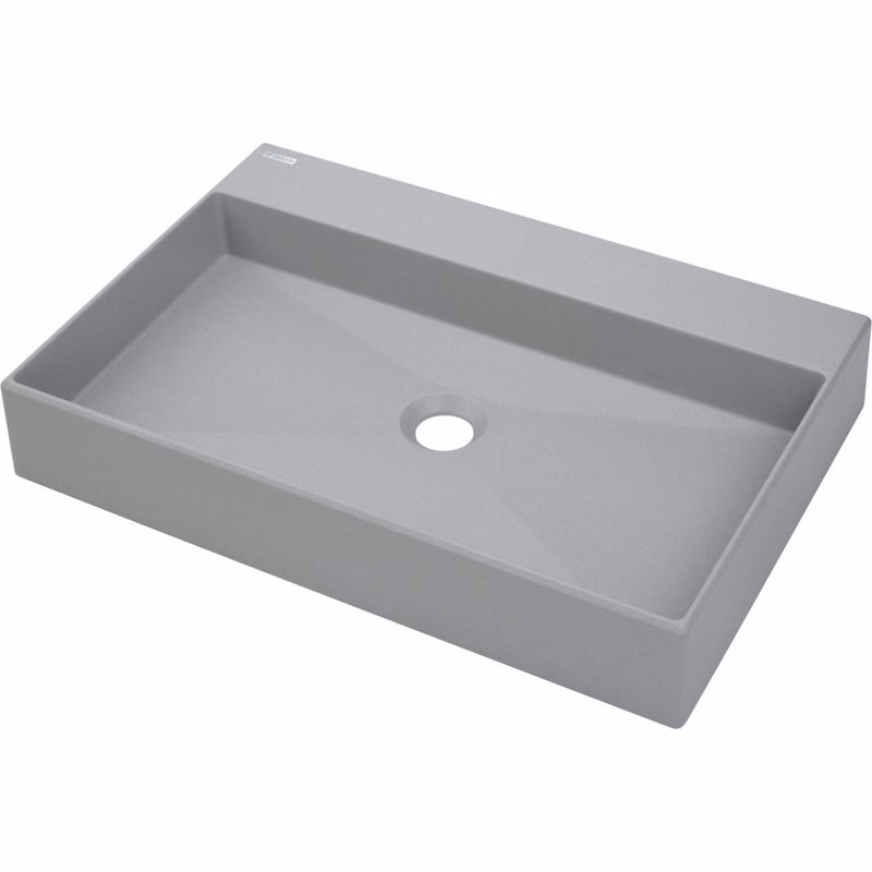 DEANTE - Correo šedá metalic - Granitové umývadlo, na dosku - 60x40 cm CQR_SU6S