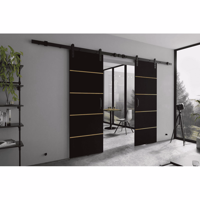 KIER Posuvné dvere LORNI PLUS DUO | 172 cm Farba: Čierna