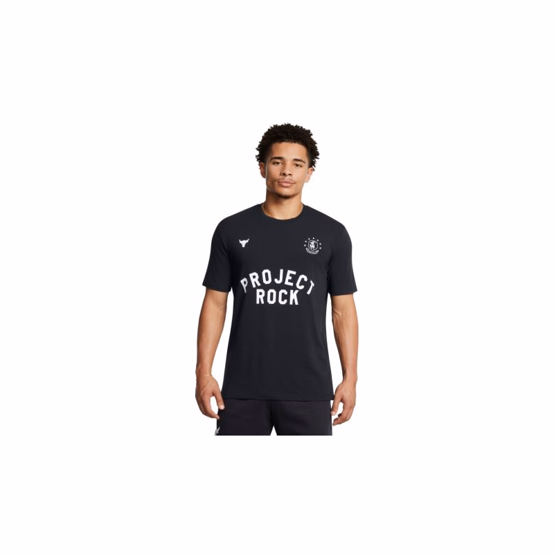 Pánske tričko s krátkym rukávom UNDER ARMOUR PROJECT ROCK UA PROJECT ROCK SS BOH-BLK