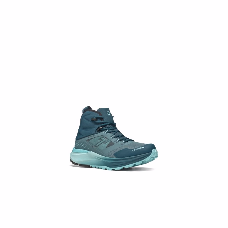 Dámska členková turistická obuv TECNICA Agate S MID GTX, dark blue light blue