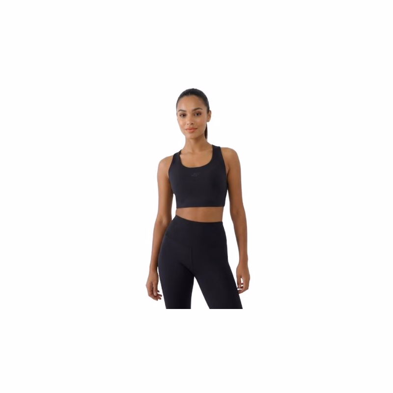 Dámska tréningová športová podprsenka 4F SPORT BRA F219-20S-DEEP BLACK