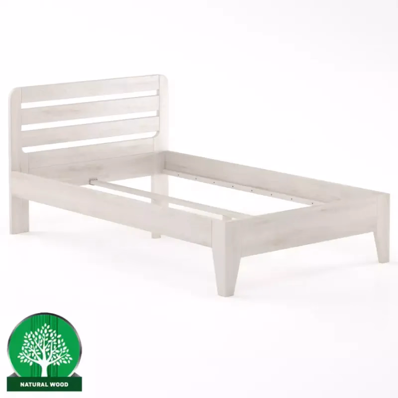 Posteľ buková LK189–120x200 bielený