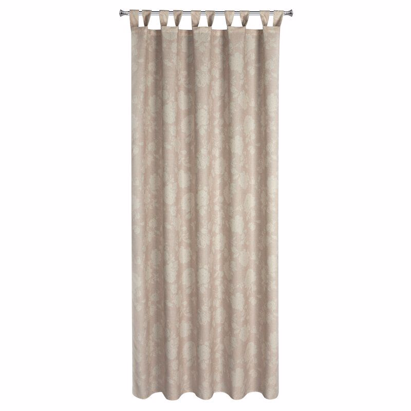 ArtFir Záves na terasu GARDEN 15 PU | púdrovoružová/krémová 155 x 240 cm