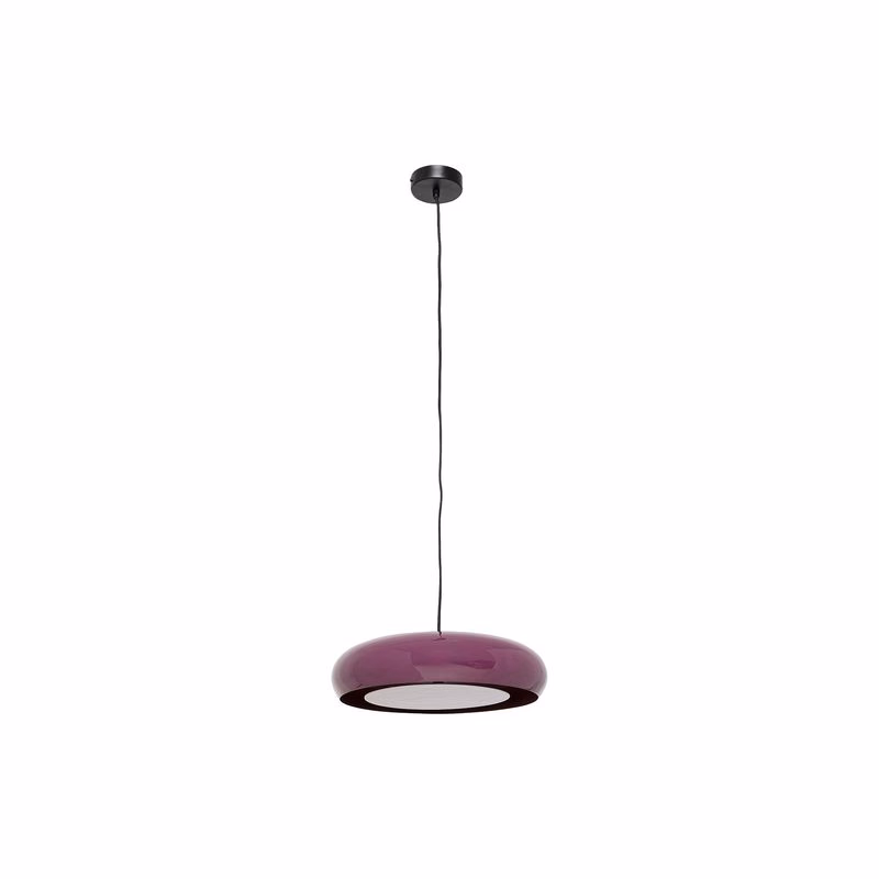 Lia visiaca lampa fialová Ø38 cm