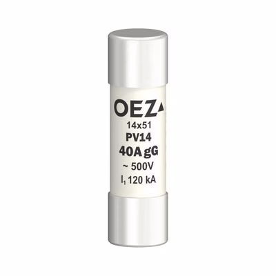 Poistka PV14 50A aM AC 400 V / DC 250 V,14×51 (OEZ)